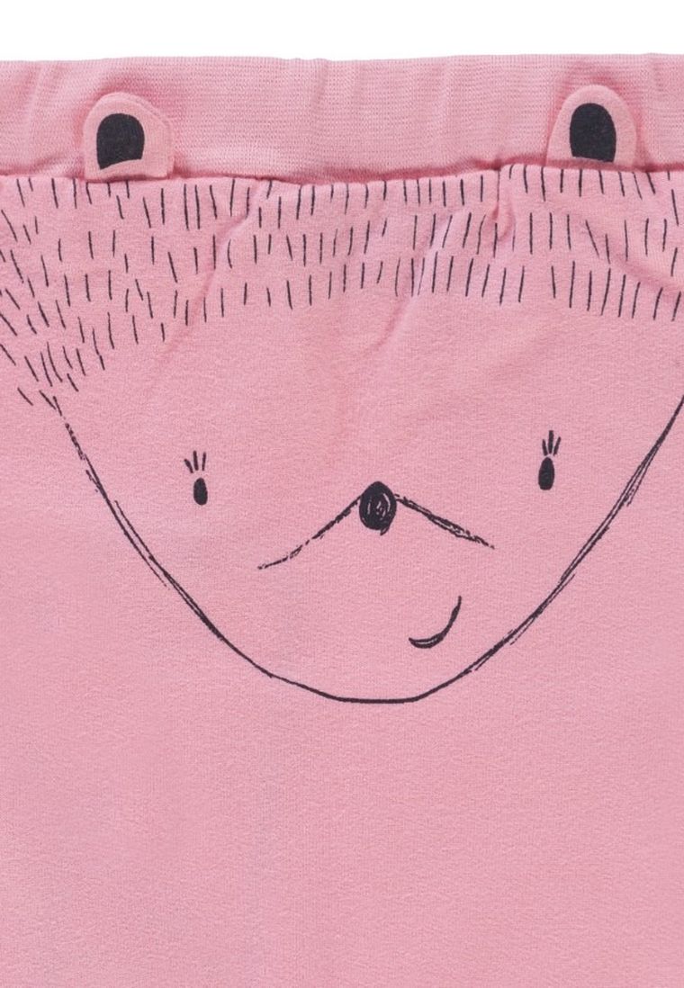 Spodnie dresowe dziewczęce, różowe, jeż, Tom Tailor