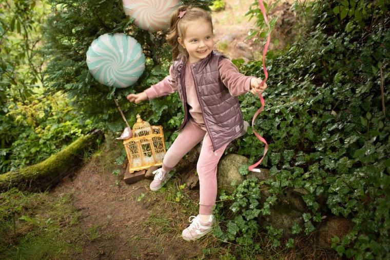 Spodnie dresowe dziewczęce, różowe, Pinokio