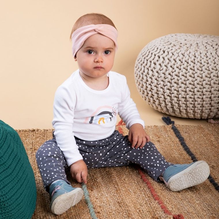 Spodnie dresowe dziewczęce, szare, Nicol