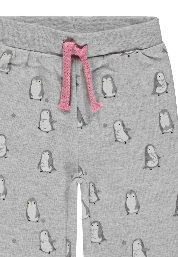 Spodnie dresowe dziewczęce, szare, Tom Tailor