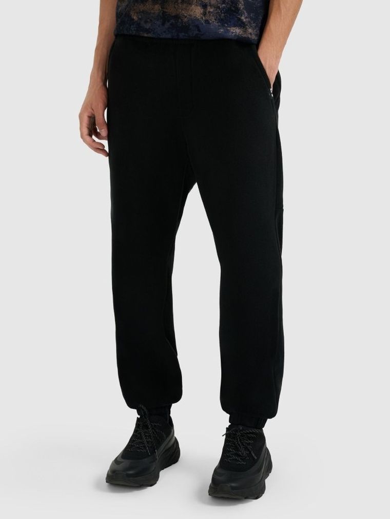 Spodnie dresowe męskie, czarne, 4F