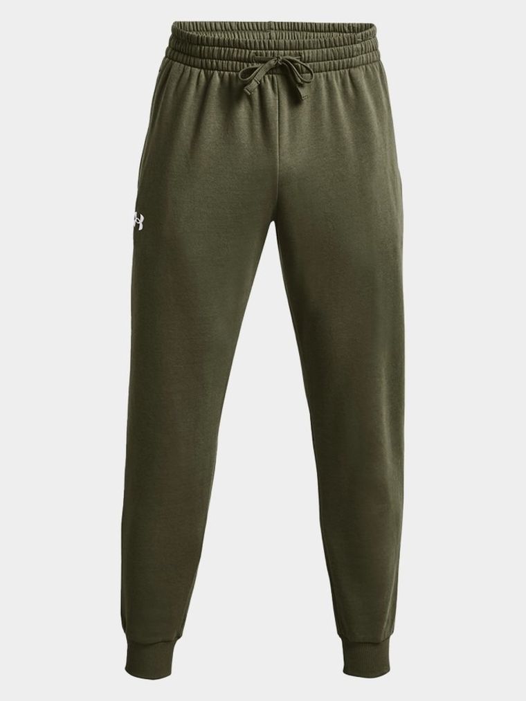 Spodnie dresowe męskie, khaki, Under Armour