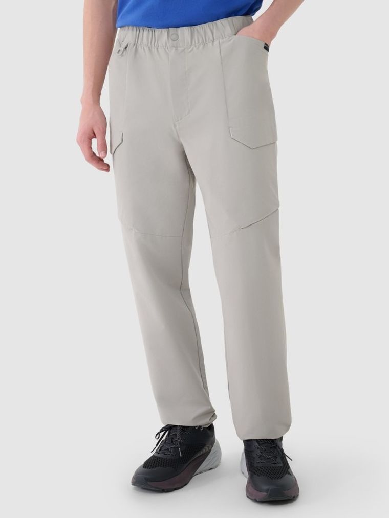 Spodnie dresowe męskie, szare, 4F