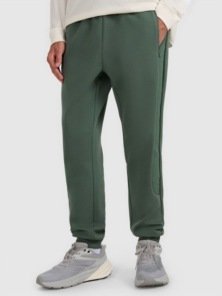 Spodnie dresowe męskie, zielone, 4F