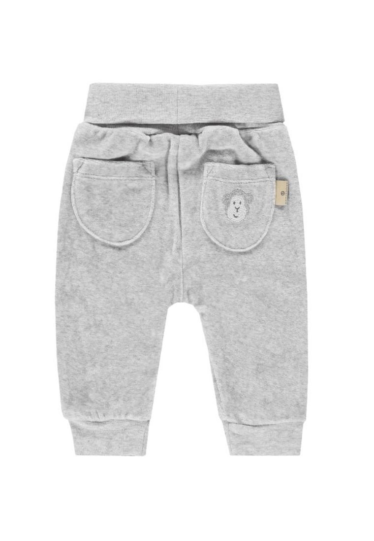 Spodnie dresowe niemowlęce, bawełna organiczna, szare, Bellybutton