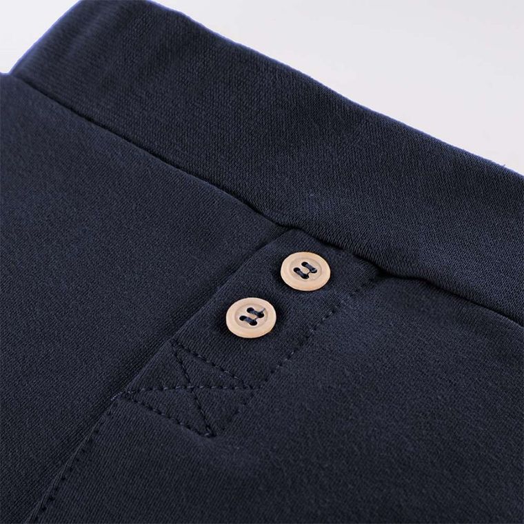 Spodnie dresowe niemowlęce, granatowe, Eevi