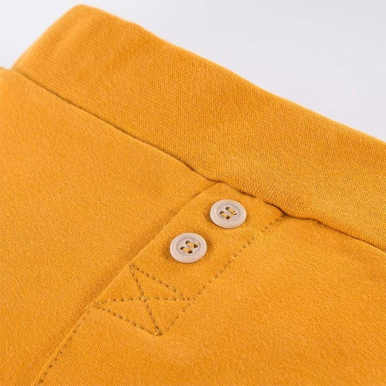 Spodnie dresowe niemowlęce, żółte, Eevi