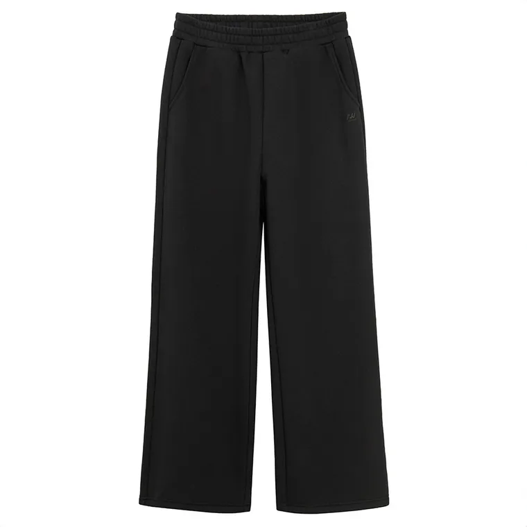 Spodnie dresowe z szeroką nogawką o kroju oversize NOWEAR