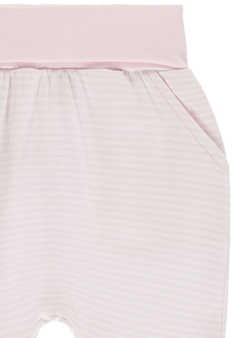 Spodnie dziewczęce, bawełna organiczna, różowe, Bellybutton