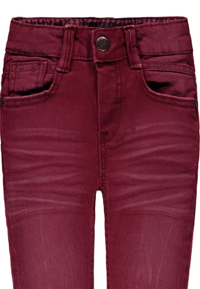 Spodnie jeansowe chłopięce, czerwone, Kanz