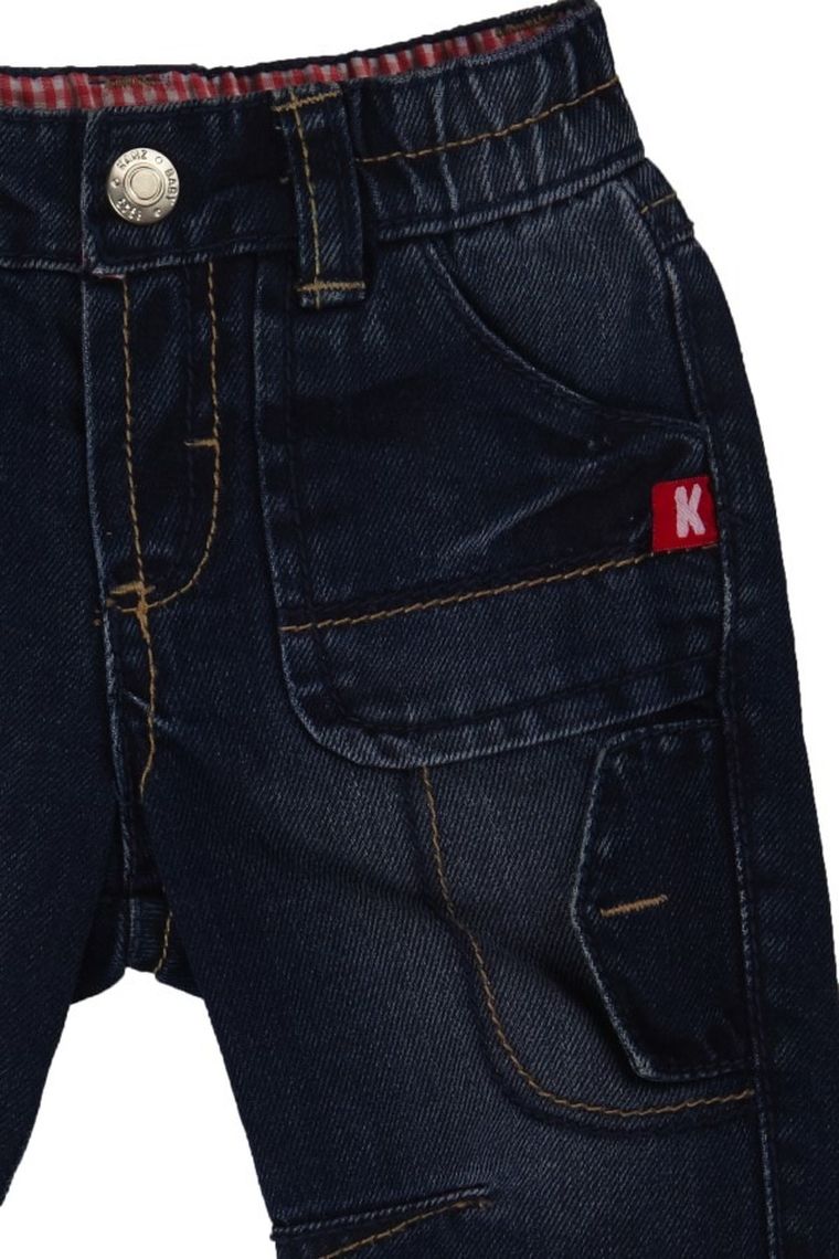 Spodnie jeansowe chłopięce, denim, Kanz