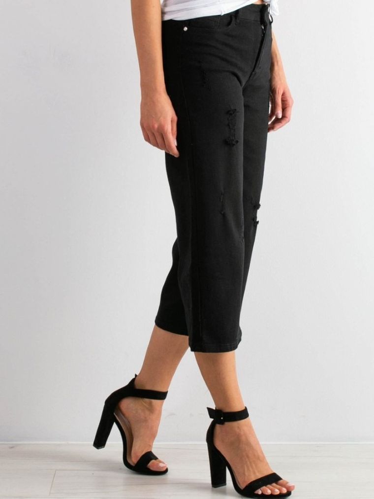 Spodnie jeansowe damskie, czarne, Factory Price