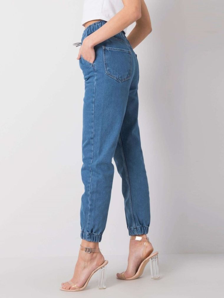 Spodnie jeansowe damskie, denim, Rue Paris