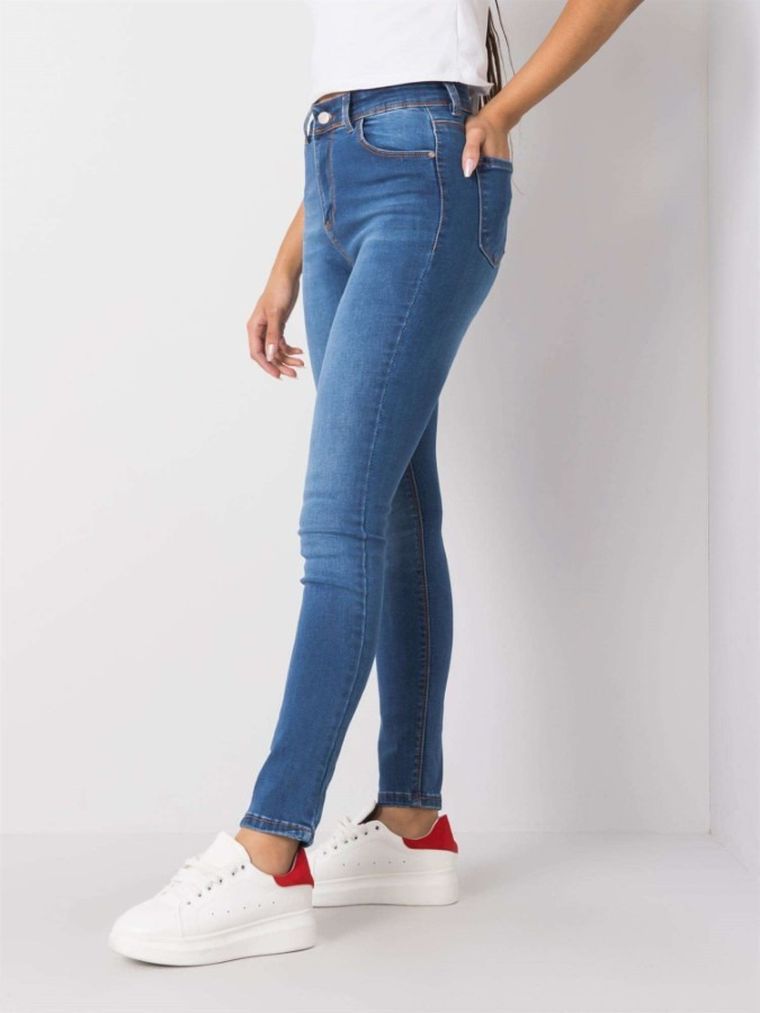 Spodnie jeansowe damskie, denim, Rue Paris
