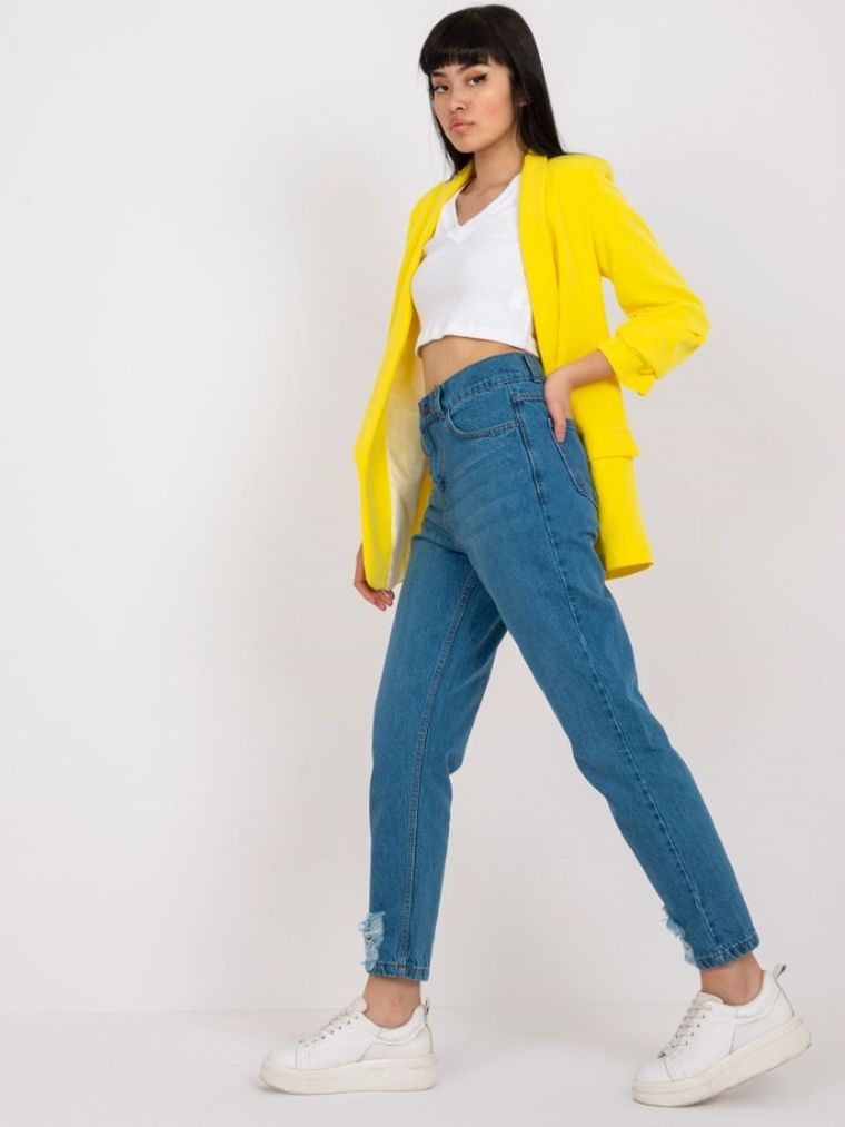 Spodnie jeansowe damskie, denim, Rue Paris