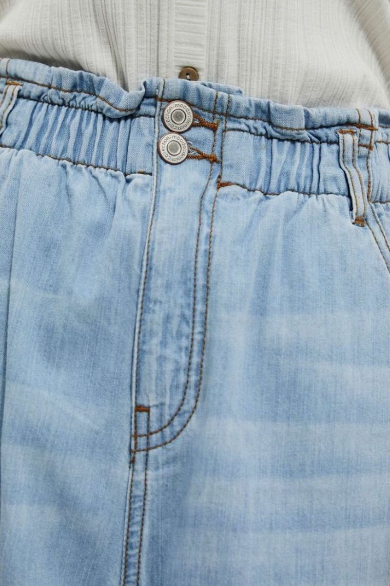 Spodnie jeansowe damskie, niebieskie, Moodo