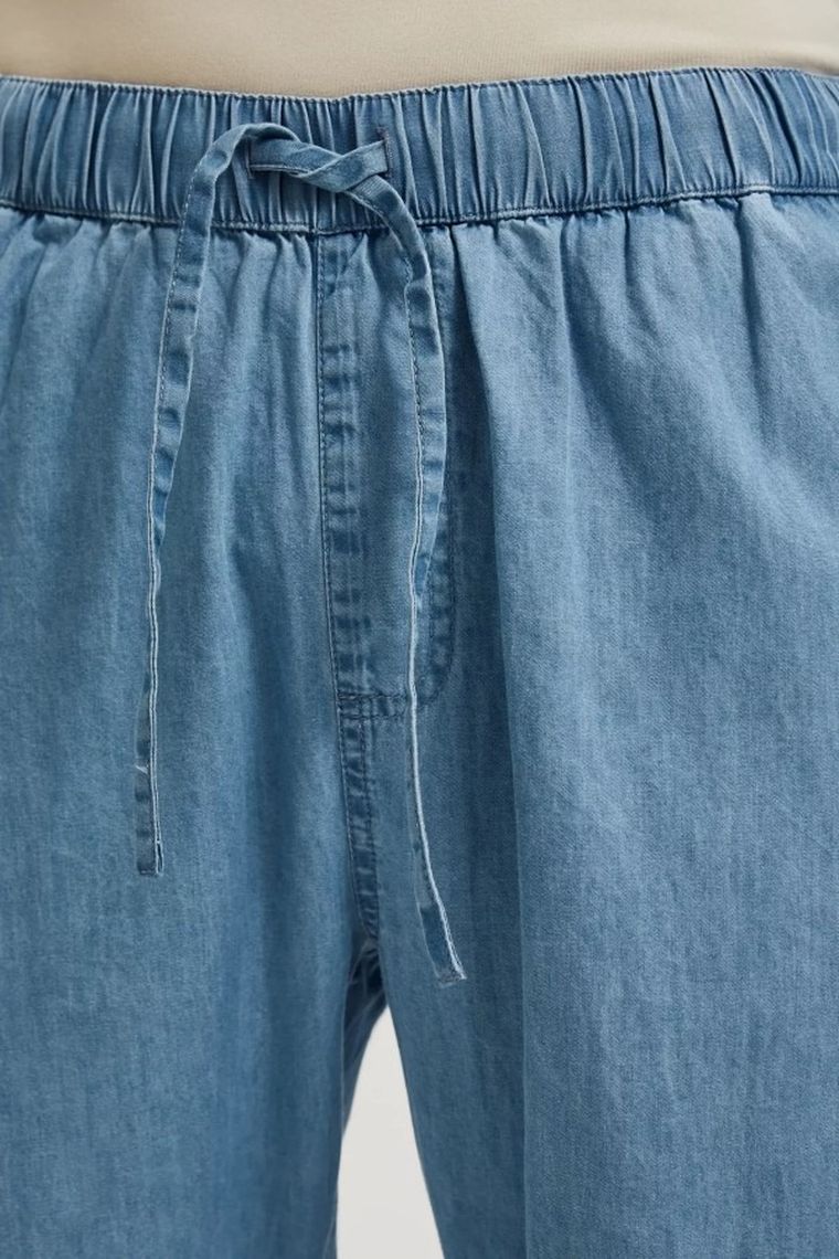 Spodnie jeansowe damskie, niebieskie, Moodo