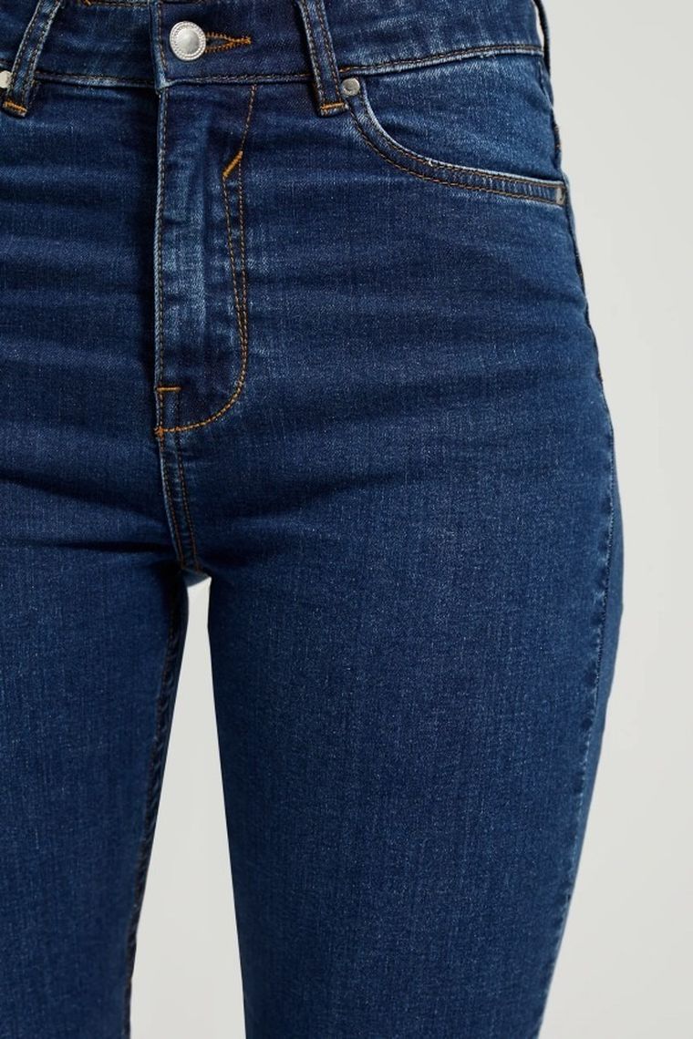 Spodnie jeansowe damskie, niebieskie, Moodo