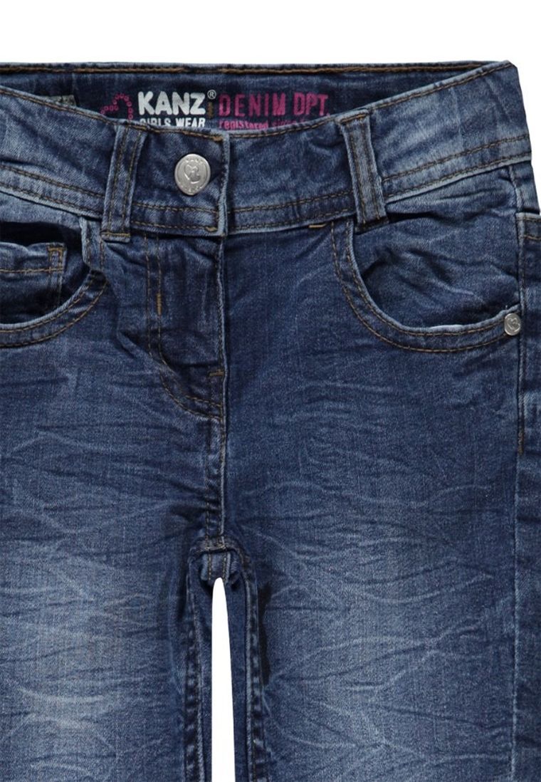 Spodnie jeansowe dziewczęce, denim, Kanz
