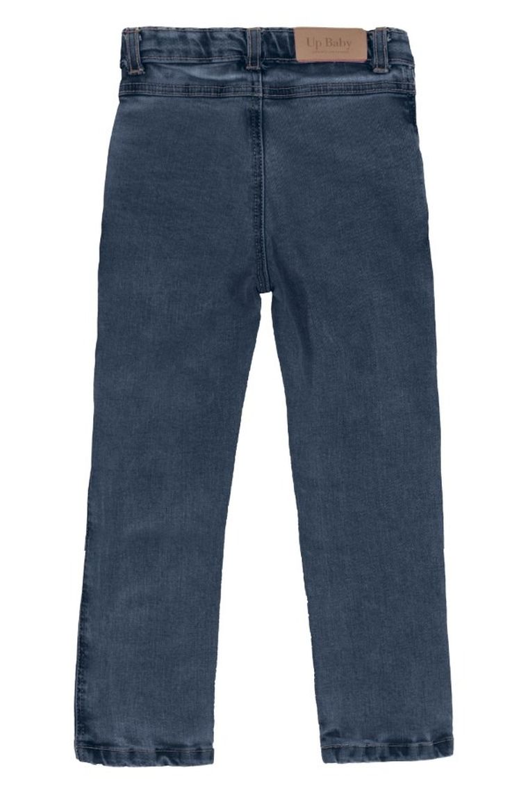 Spodnie jeansowe dziewczęce, niebieskie, Up Baby