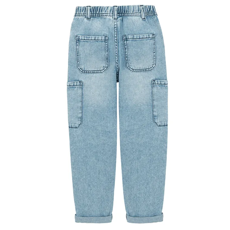 Spodnie jeansowe loose z regulacją Cool Club