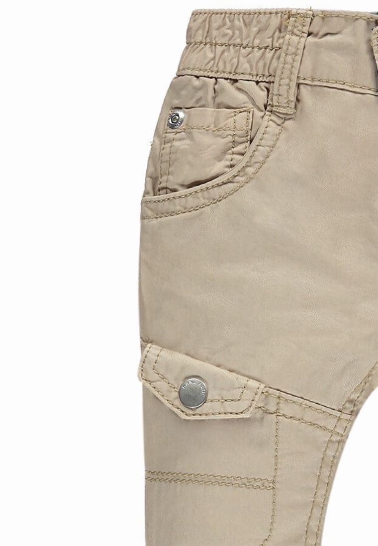 Spodnie materiałowe chłopięce, beżowe, Kanz