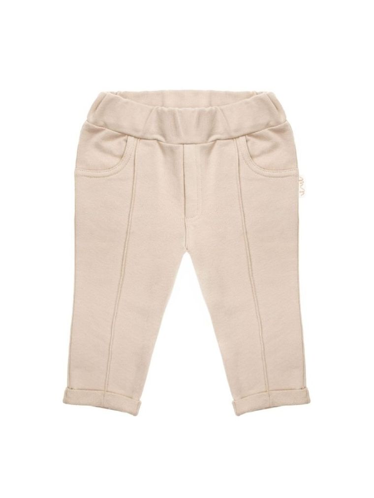 Spodnie materiałowe chłopięce, beżowe, Nicol
