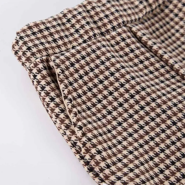 Spodnie materiałowe chłopięce, brązowe, Eevi