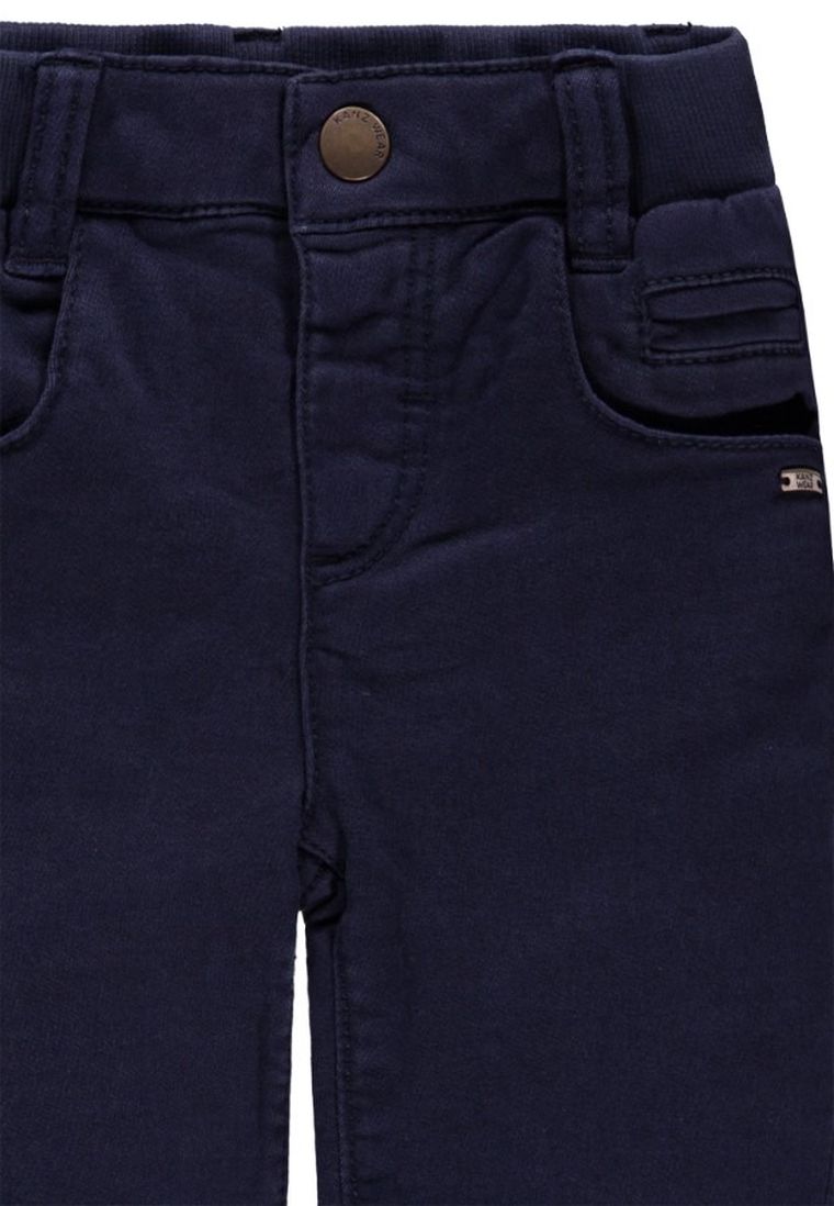 Spodnie materiałowe chłopięce, ciemnoniebieskie, Kanz