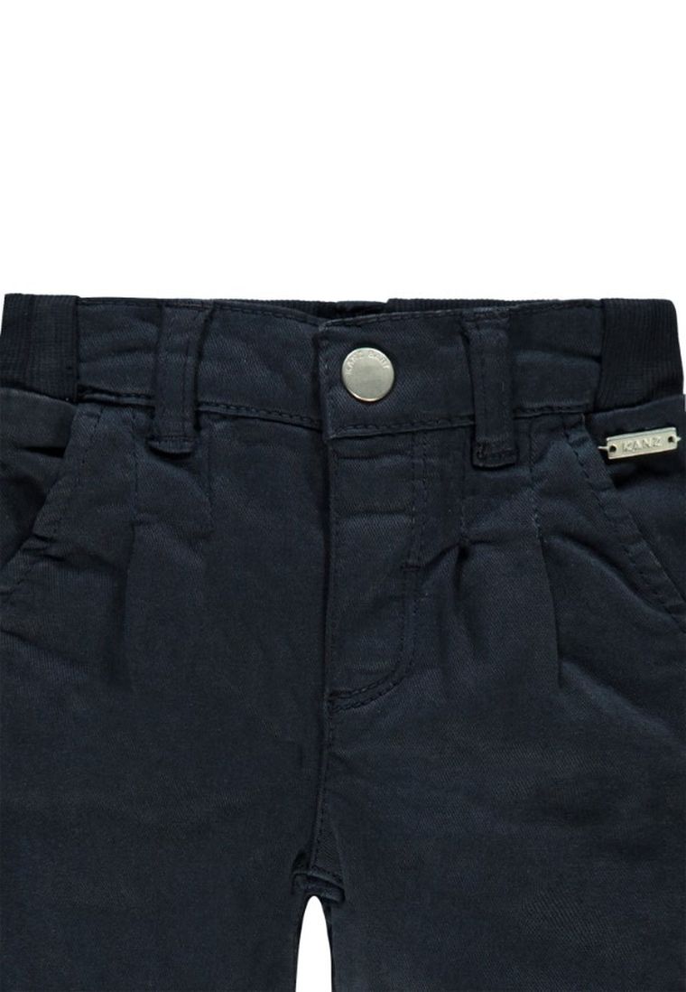 Spodnie materiałowe chłopięce, granatowe, Kanz