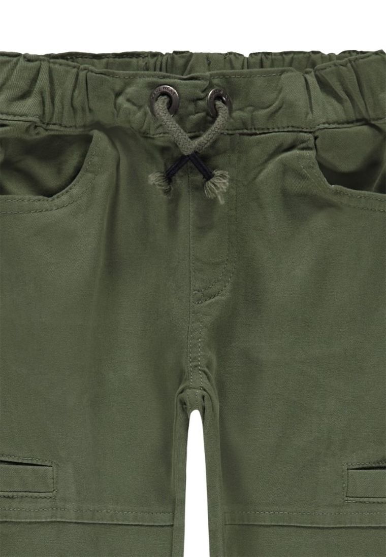 Spodnie materiałowe chłopięce, khaki, Kanz