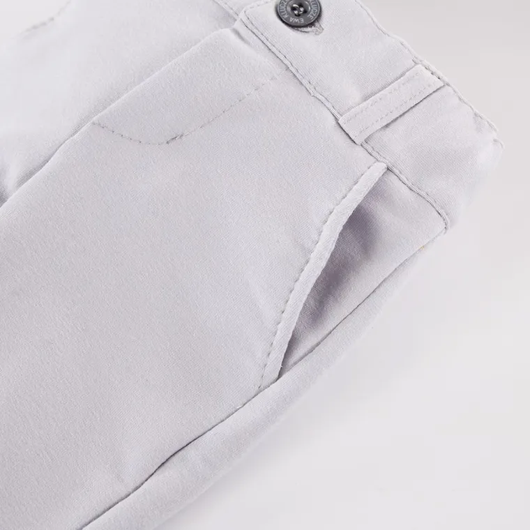 Spodnie materiałowe chłopięce, szare, Eevi