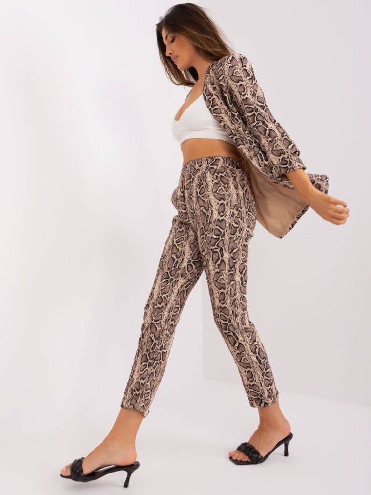 Spodnie materiałowe damskie, mix, Italy Moda