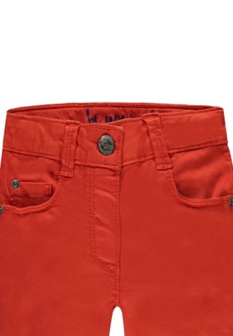 Spodnie materiałowe dziewczęce, czerwone, Kanz