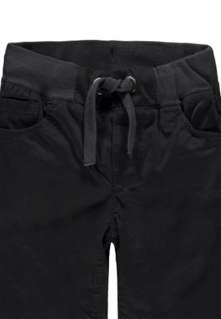 Spodnie materiałowe dziewczęce, grafitowe, Kanz