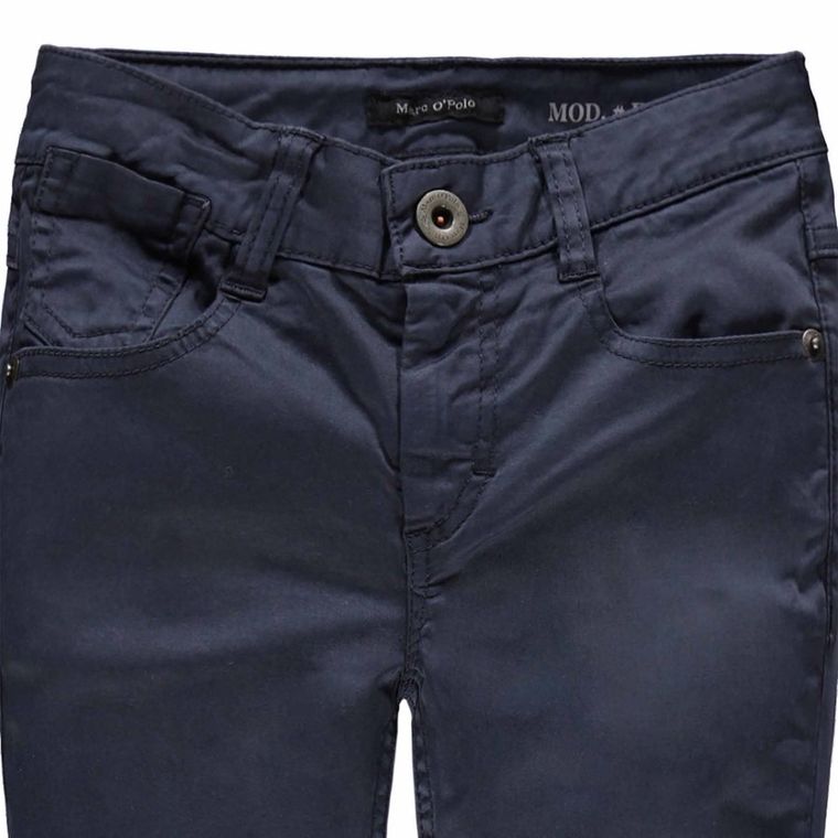 Spodnie materiałowe dziewczęce, granatowe, Marc