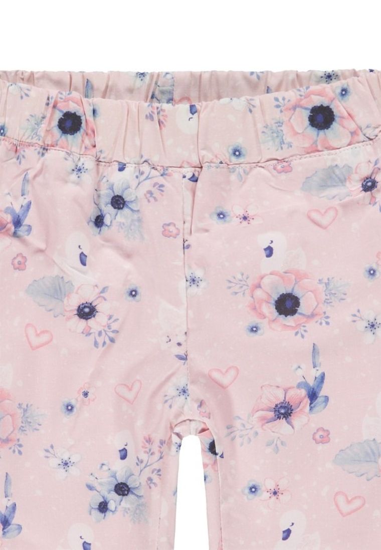 Spodnie materiałowe dziewczęce, jasnoróżowe, Kanz