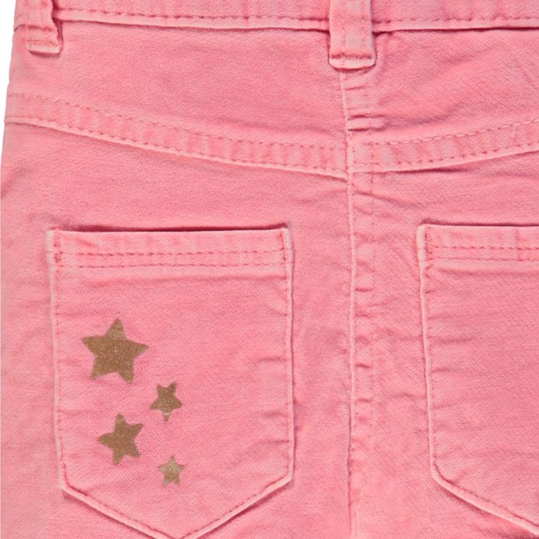 Spodnie materiałowe dziewczęce, różowe, Kanz