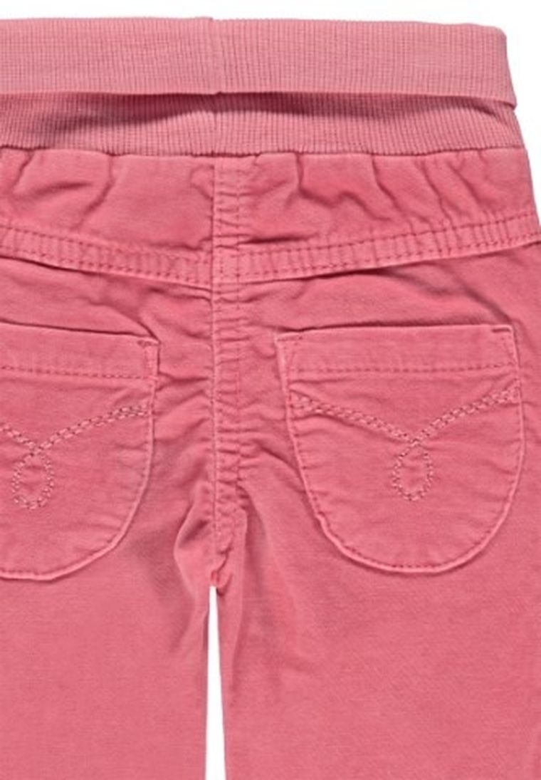 Spodnie materiałowe dziewczęce, różowe, Kanz