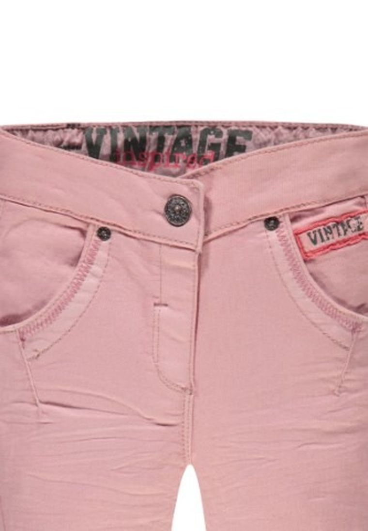 Spodnie materiałowe dziewczęce, różowe, Kanz