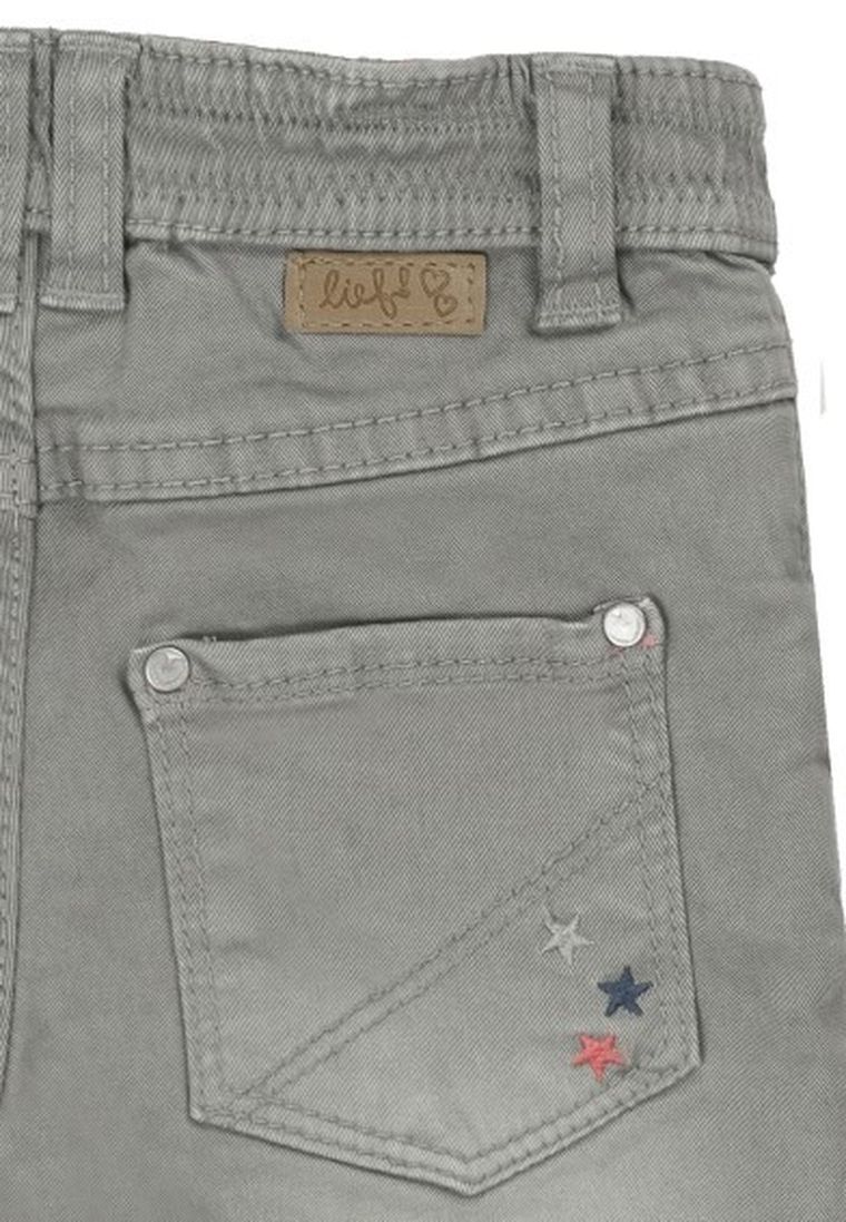 Spodnie materiałowe dziewczęce, szare, Lief