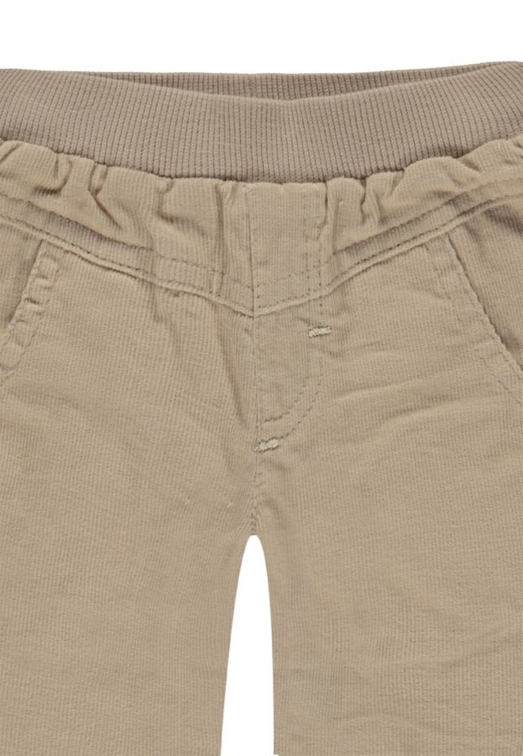 Spodnie materiałowe dziewczęce, sztruksowe, beżowe, Kanz
