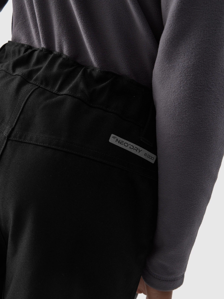 Spodnie narciarskie chłopięce, czarne, 4F