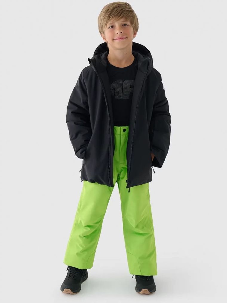 Spodnie narciarskie chłopięce, zielone, 4F