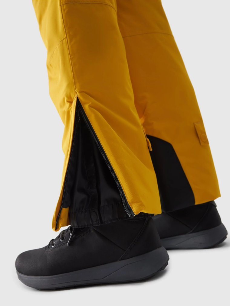 Spodnie narciarskie chłopięce, żółte, 4F