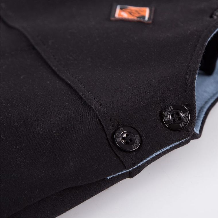 Spodnie ogrodniczki chłopięce, czarne, Jump, Eevi