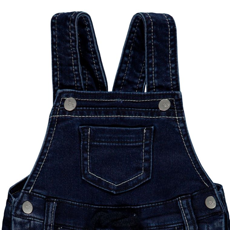 Spodnie ogrodniczki jeansowe chłopięce, Kanz