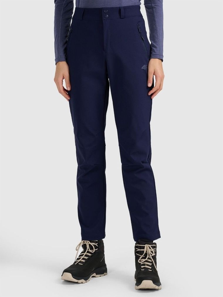 Spodnie trekkingowe damskie, granatowe, 4F