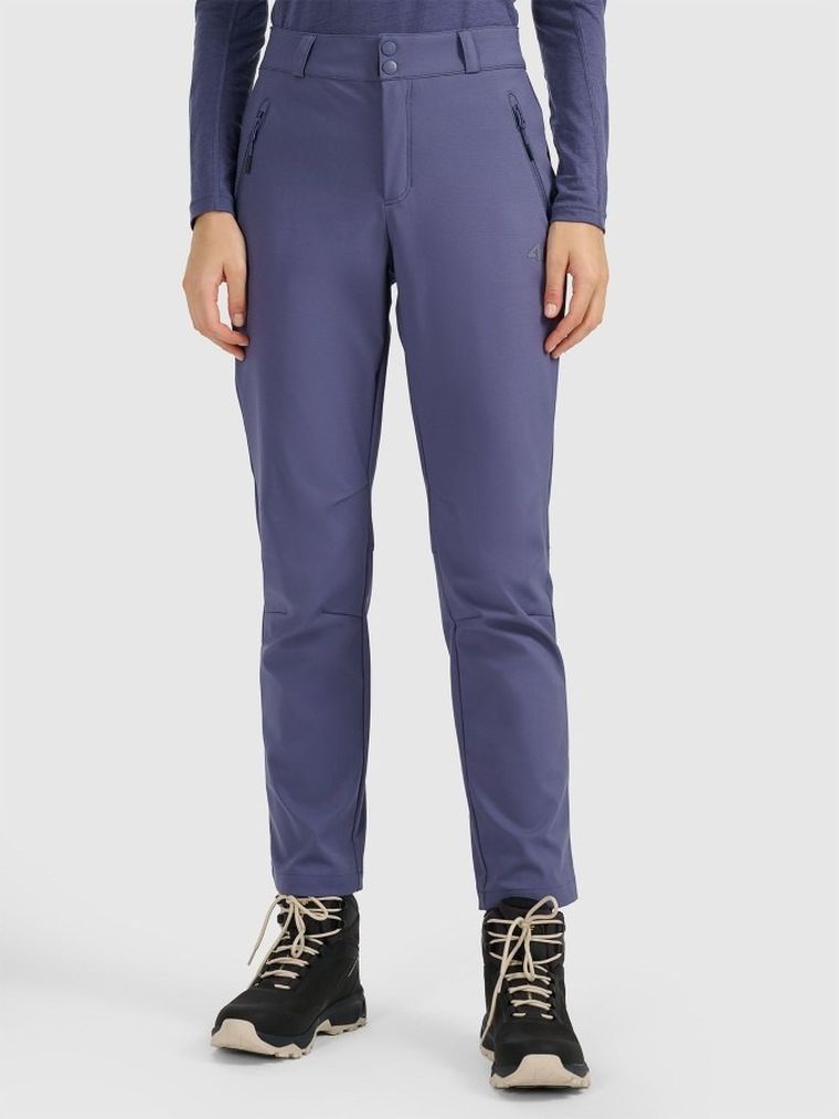 Spodnie trekkingowe damskie, niebieskie, 4F