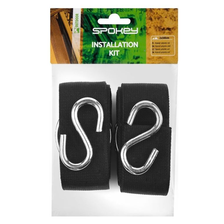 Spokey, Gibbon, zestaw montażowy do hamaków, pasy